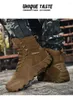 Boots Rotary Buckle Work Safety Steel Toe Men Breathable Brand Indestructible Shoes Puncture-Proof