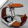 Accessori Myl18bd Cinturino in argento per Apple Watch 6 5 4 3 cinturino per braccialetto iWatch serie 3844mm cinturino sportivo SmartWatch in pelle swift