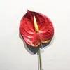 Dekorativa blommor Simulerad blomma enstaka stam Anthurium rumsdekor bröllop växt krukut palm vasarrangemang hem dekorationer lotus