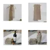 Sacs d'emballage en gros 300pcs bouteille de vin de jute 16cmx36cm champagne ers lin dstring noël fête de mariage pochettes cadeaux drop del dhgke