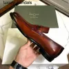 Berluti – chaussures d'affaires en cuir de veau Oxford, faites à la main, de qualité supérieure, décontractées, à la mode et belles, One Step Lazywq