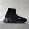 Tasarımcı çorap spor ayakkabılar sıradan ayakkabılar 2.0 1.0 platform kadın koşucu üçlü siyah beyaz parlak örgü hava yastık çorap ayakkabı klasik spor ayakkabı us5-11.5 no017b