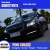 För Chevrolet Cruze LED-strålkastare 09-16 Dagstid Running Light Streamer Turn Signal Indicator Head Lamp Car Accessories Auto Parts