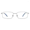 Montature per occhiali da sole Belight Optical Men Classic Business Forma quadrata Design Occhiali da vista in vetro Montatura per occhiali 50252