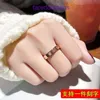 Charm Rings Luxury Carter Designer Ring Classic Ring Titanium Steel One Finger Womens Simple Stainless fading Pigment Have Gift Box