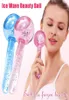 2pcsLot Large Magic Ice Globes Hockey Energy Face Massager Beauty Crystal Ball Facial Cooling Globe Water Wave For Eye massage4418965