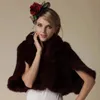 Manteau châle en fourrure de vison tricoté naturel véritable, avec col en fourrure de renard, veste tricotée à la mode pour femmes, Cape 240110