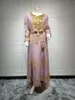 Etnische kleding Arabische Dubai borduurwerk stoffen Marokkaanse Kaftan Corban Eid Al Adha 2024 moslim feest diner gewaad vrouwen Abaya jurk