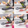 12 In 1 Manual Vegetable Chopper Kitchen Gadgets Food Chopper Onion Cutter Vegetable Slicer Kitchen Gadgets 240110