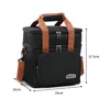 Portable Thermal Lunch Bag Picnic Food Cooler Bags Insulated Case Durable Waterproof Office Lunchbag Shoulder Strap Cooling Box 240109