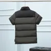 Chalecos para hombres Parkas Chaleco Hombres Manga corta Chaqueta gruesa Sólido Casual Viejo Cálido A prueba de viento Patchwork Chaleco Outwear Masculino 6XL 2024