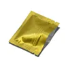 Chiusura lampo richiudibile color oro 75x63 cm Borsa per imballaggio in foglio di alluminio Buste piatte per imballaggio alimentare in Mylar autosigillanti 500 pezzi lotto3222991