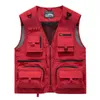 Men Summer Tactical Military Vest Sleeveless Jacket Quick-drying Mesh Vest Multi-Pocket Outdoor Vest Fishing Men's Waistcoat 6XL 240110