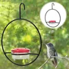 Otros suministros para pájaros Alimentador de agua para colibríes Soporte para alimentación de pájaros colgantes simples