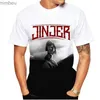 Herr t-shirts jinjer 3d tryck cool t-skjortor Menwomens avslappnade korta ärm t-shirt street hip hop rock personlighet tees toppar populära tshirtl240110