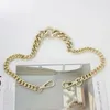 30130cm On sale Light Weight Silver Alumium Metal Bag Chain Ladies Handbag Shoulder Gold Strapping 240110