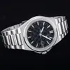 XPENSING MENWATCH IWC WATTH MENS MARKEEN 18時計高品質の機械式UHRENスーパーラミナスデートウォッチメンレザーストラップパイロットLUXE H9SF