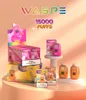 2024 Nouveaux arrivages Original Waspe Puff 15000 12000 1000 Disposable Vape Pod Device Puff 15k 12k 10K RECHARGAGE OPTIONNEL