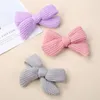 Hair Accessories Baby Bow Clips Woolen Hairpins For Girls Kawaii Infant Winter Barettes Children Presilha Cabelo Side Pin 2pcs