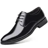 Leather Shoes Black Mens Breathable Soft Bottom Spring And Autumn Man Business Formal Wear Casual Shoe 240110