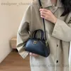 Shoulder Bags 2024 New Lady Fashion Vintage Half Round Handbag Stylish Shoulder Crossbody Bag For Women PU Leather Terylene Lining T240110