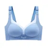 FallSweet Seamless Bras for Women Plus Size Wireless Brassiere Lightly Lined Full Coverage Bra C D E Cup 240109