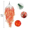 Decorative Flowers Artificial Vines Plants Rattans Greenery Home Garden Wall Hanging Plastics Decorations