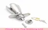 Stainless Steel Deluxe Anal Plug Stretching Lock Chastity Device Gay Fetish Gimp A270 Bdsm Sex Toys9713370