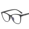 Rama paznokci Rice Anti Blue Light Cat Eye okulary na receptę na receptę na krótkowzroczne okulary optyczne TR90 0 -0,5 -0,75 do -6,0 240110