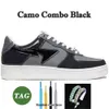 Abc Sta Shoes Bapestass Sk8 Low Uomo Donna Color Block Shark Nero Bianco Pastello Verde Blu Scamosciato Uomo Donna Sport all'aria aperta Walking Jogging Taglia 36-45