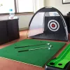 Outros produtos de golfe Equipamento de treinamento Indoor 2M Practice Net Tent Bating Cage Garden Grassland Mesh Mat Outdoor Swing 230206''gggg'' Apg