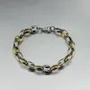 Collana Orecchini Set Acciaio inossidabile 316L Larghezza 12MM 1 Set Chicchi di caffè Bracciale a catena in acciaio Oro Argento Colore Link per gioielli da uomo