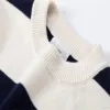desiger Verve Womens Pullover Sweater Striped Soft Love stripe