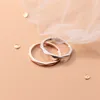 Cluster Rings LAVIFAM 1 Pcs 925 Sterling Silver Simple Thin Open Index Finger Ring Women French Style Party Couples Charm Jewelry