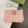 Designer Keychain Wallet Keyring Pouch Fashion Key Chains Card Holder Luxury Coin Portachiavi Bag Pendant Headset Lipstick Bag Läder Prägling 3D Purses nyckelring