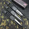 Micro Tech OTF Auto Knife 3.346 "440Cスチールブレード、亜鉛合金ハンドル、屋外戦闘戦闘自己防衛ナイフBM 3300 4600 3400