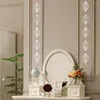 Wall Stickers 10pcs/set 3D DIY Geometric Pattern Acrylic Mirror Effect Sticker Surface Home Decoration