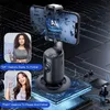 Selfie Monopods Auto Face Tracking Gimbal Phone Vlog Live Phone selfie stick Smart holder AI Follow-Up video Vlog Live Gimbal Stabilizer YQ240110