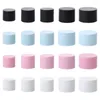 Bouteilles de stockage 5pcs vide 3g - 50g voyage coloré petit échantillon pots cosmétiques en plastique pot de maquillage avec doublure pour crème pour le visage lèvres