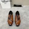 Berluti Business Leather Shoes Oxford Calfskin Handmade Top Quality Berluti dernière mise à niveau FastTrack coupe basse sports et course décontractée sont populaireswq