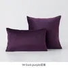 Pillow Soft Velvet Throw Case 30x50/40/45/50/60cm Nordic Solid Plain Dyed Cover For Home Living Room Sofa Decoration