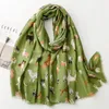 Scarves Women Lovely Cute Animal Dachsund Dog Pattern Viscose Shawls And Wraps Snood Pashmina Stole Bufandas Muslim Hijab Sjaal 180 85Cm