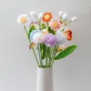 Декоративные цветы, букет цветов ручной работы для свадебных гостей, подарки, сделай сам, вязаный крючком, вечерние, бабочка, орхидея, выпускной