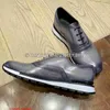 Zapatillas de deporte de cuero Playoff BERLUTI, zapatos informales para hombre, Berluti Fasttrack Book, zapatos deportivos de piel de vaca veneciana de Color francés para hombre HBFI