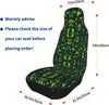 Bilsäte täcker St Patricks Shamrock Universal Auto Front Seats Protector passar för SUV sedan lastbil