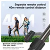 Selfie Monopods TELESIN 0.6/1.3m Vlog Selfie Stick Statief 72m Draadloze Bluetooth Afstandsbediening Voor Hero 12 11 10 9 14 15 YQ240110