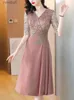 Basic Casual Dresses Summer New Sequins Luxury Chic Evening Wedding Dress 2023 Women's Elegant Bodycon Midi Satin Vintage Party Vestidos YQ240110