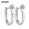 Stud 0.3ct Moissanite Diamanten Oorringen Voor Vrouwen 100% Sterling Zilver Zomer Stijl Hypoallergene Fijne Sieraden Drop Shipping YQ240110