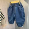 Kleidung Sets Kinder Jungen Pullover Set Frühling und Herbst Kinder Langarm Gestreiftes T-shirt Jeans 2-teiliges Baby