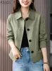 ZANZEA WOMAN VINTAGE OL COATS女性カジュアルルーズレースアウトウェア長袖首ネックソリッド秋エレガントなオフィスジャケット240110